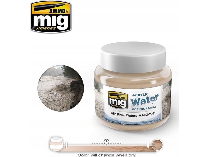 Vallejo Ammo: Acrylic Water - Wild River Waters (250 Ml)