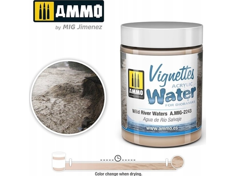 Vallejo Ammo: Acrylic Water – Vignetter – Wild River Waters (100 ml)