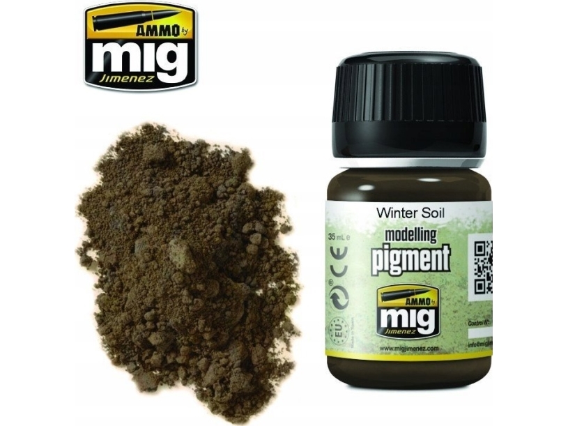 Vallejo Ammo: modelleringspigment - Winter Soil 35 ml