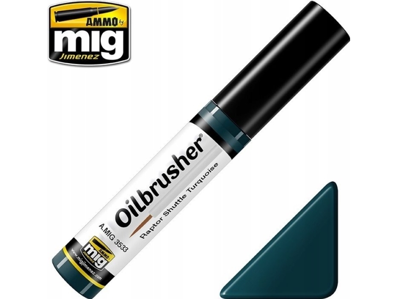 Vallejo Ammo: Oilbrusher - Raptor Shuttle Turquoise (10 ml) | Hobby - Färg vattenbaserad - XF akrylfärg | GameStuff
