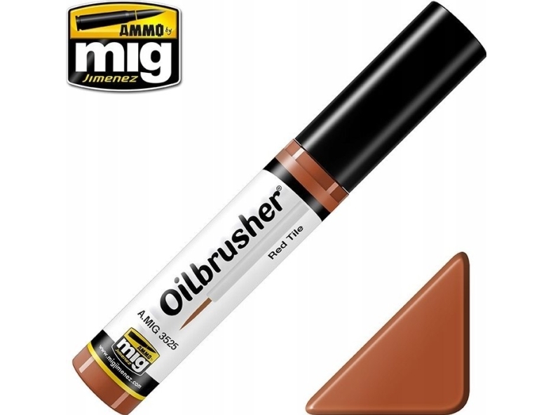 Vallejo Ammo: Oilbrusher - Red Tile (10 ml)