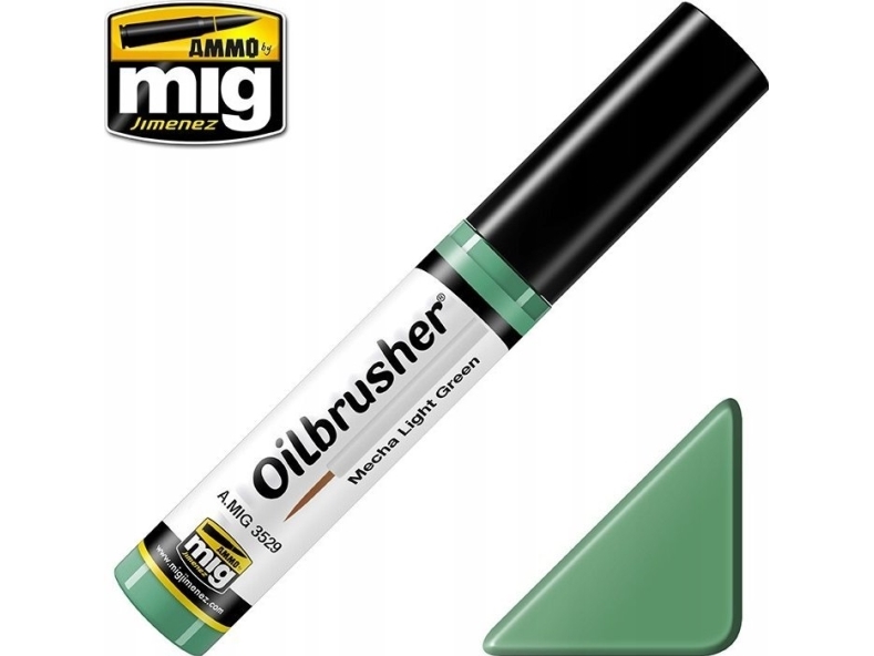 Vallejo Ammo: Oilbrusher - Mecha Light Green (10 ml)