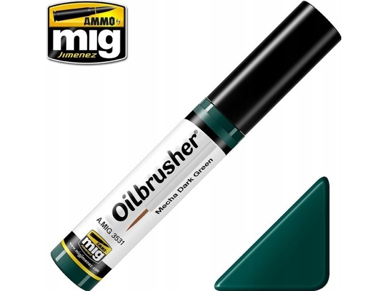 Vallejo Ammo: Oilbrusher - Mecha Dark Green (10 ml)