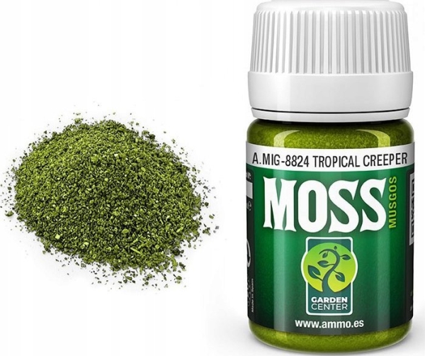 Vallejo Ammo: Moss - Tropical Creeper (35 ml) | Hobby - Modelljärnväg - Markbyggnader | GameStuff