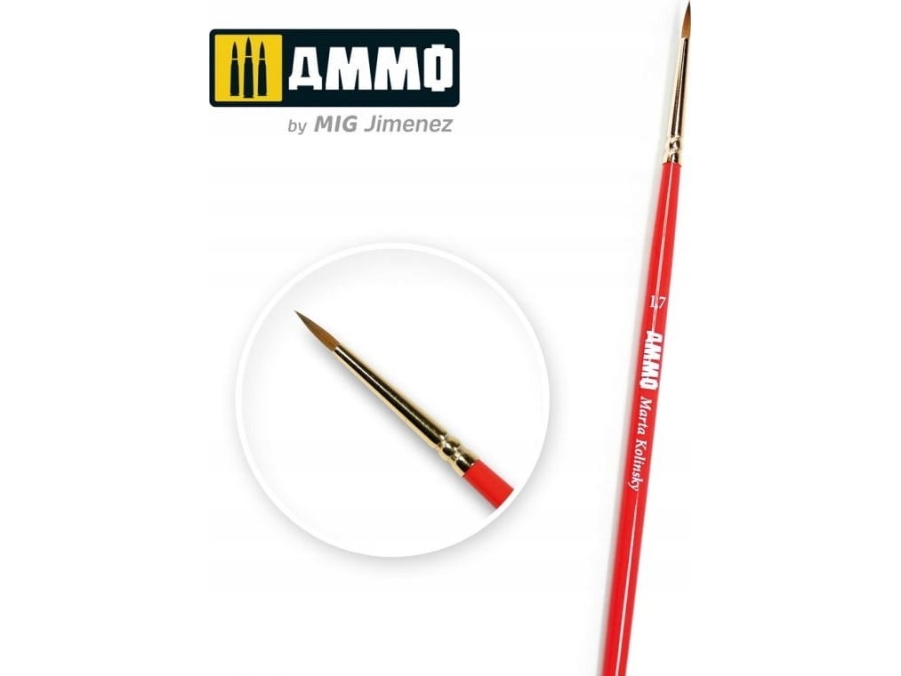Vallejo Ammo: Marta Kolinsky Pinsel 1.7