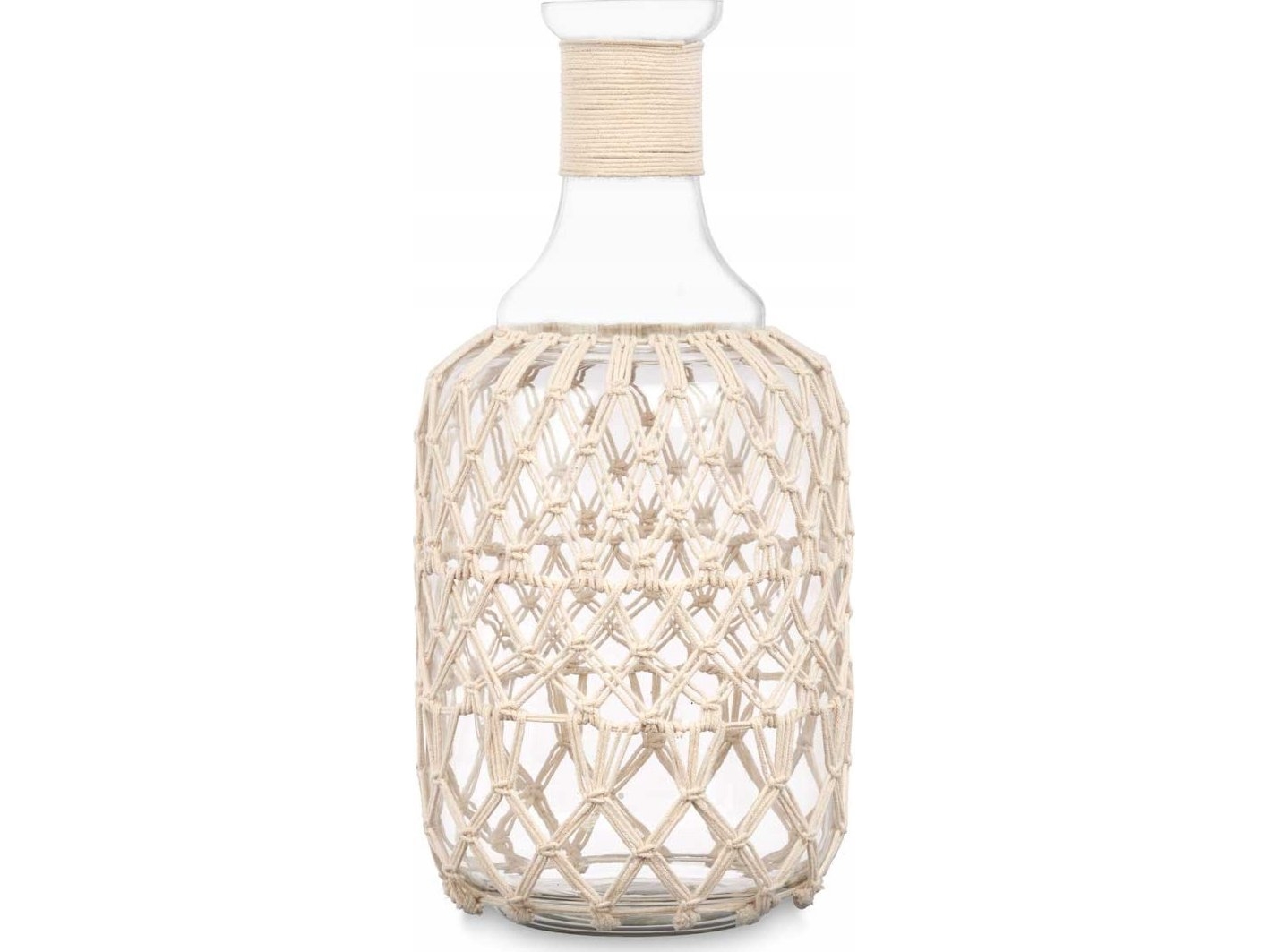 Present Dekor Dekorativ flaska i flätat garn | N - A | GameStuff