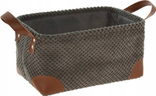 Home Styling Collection Aufbewahrungskorb, Kord Mit Griffen, 30 X 20 X 15 Cm
