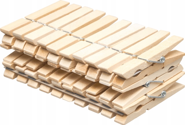 Vespero Vasketøjsklemmer i træ 30 stk SA5088176 Vespero...