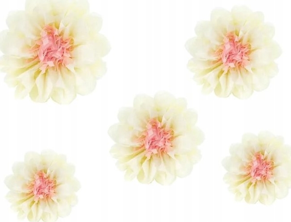 Mfp Papier Seidenpapier Dekoration Blumen 30-20Cm 5Pcs