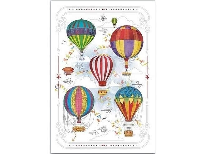 DA VINCI Karnet 12x18 cm B-BD 502 080 + koperta Balony