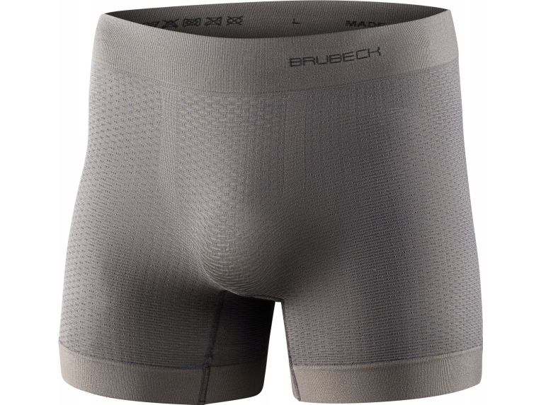 Brubeck BX1116M Miesten bokserit Base Layer harmaa L