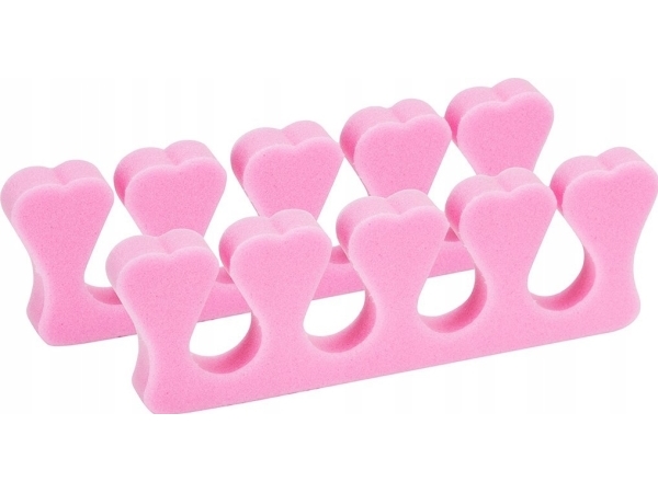 Activeshop Skumseparatorer Til Pedicure 100 Stk Lyserøde