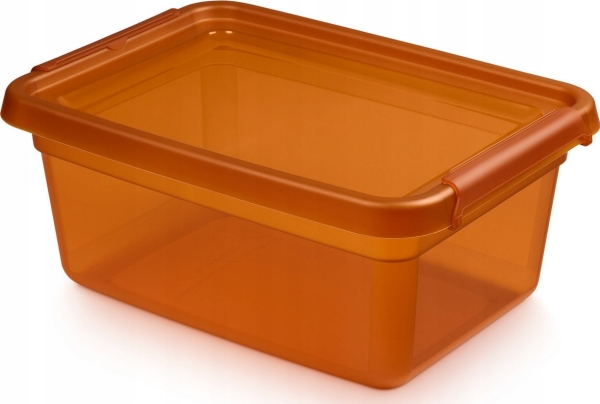 Moxom Vorratsbehälter Moxom Basestore Color, 12,5L, Bernsteinfarben, Transparent Orange