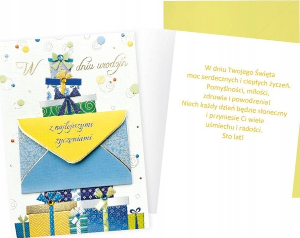 B6 Geburtstagskarte (Geschenke)
