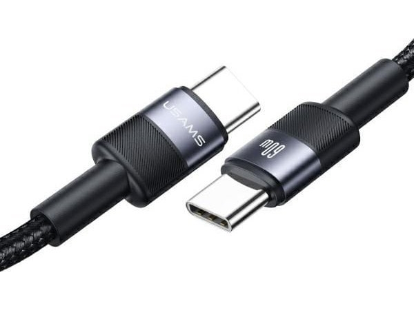 Kabel Usb Usams Usb-C - Usb-C 1,2 M Czarny