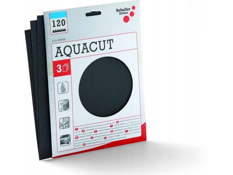 slippapper, vatten 23x28cm 3 Aquacut P600 | Verktyg & Verkstad - Handverktyg - Sandpapper | GameStuff