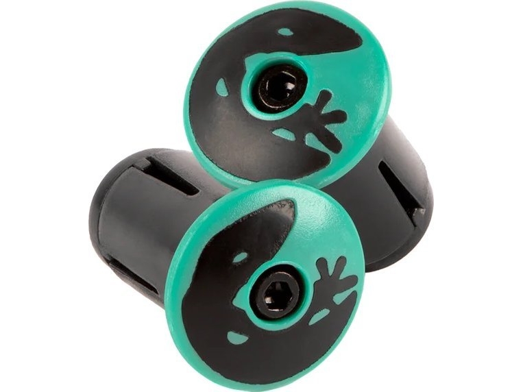 Lizard Skins styrpropper Road Bar End Plugs - Celeste Green (NEW)