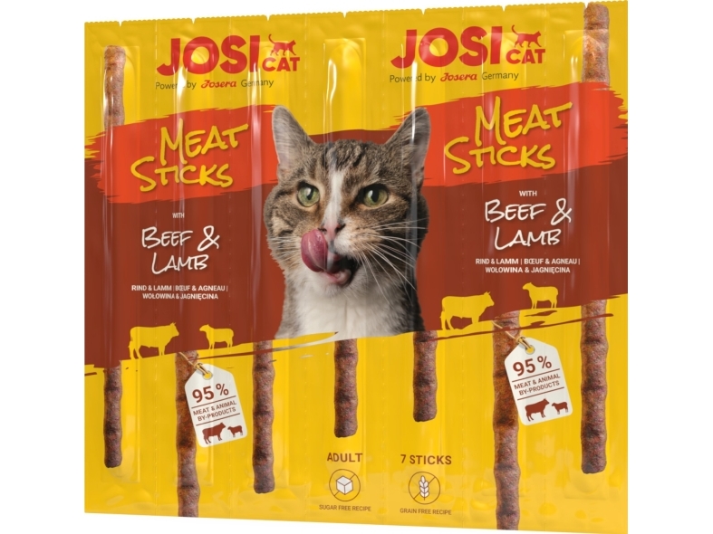 JosiCat kødstrimler med okse og lam (30003466)