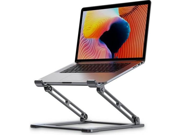 Tech-Protect Uls400 Universeller Faltbarer Laptop-Ständer Bis 17" - Grau