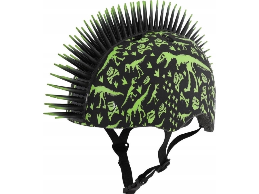C-PREME junior cykelhjelm T-REX BONEZ MOHAWK black str. S CHILD FS 5+ (50-54 cm) (NEW)