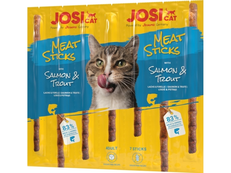 JosiCat kødstrimler med laks og ørred (30003468)