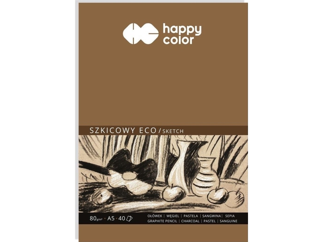 GDD skissblock eco A5/40K 80 g HAPPY COLOR | Skrivredskap - Special Skrivredskap - Teknisk ritning | GameStuff