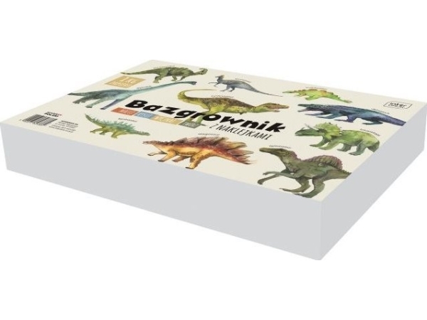 Interdruk Bazgrownik A4 With Stickers Dinosaurs