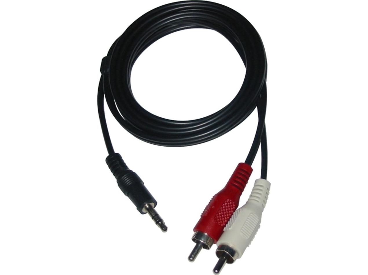 Kabel Neutralle Audio Kabel Jack (3,5Mm) M - 2X Cinch M, 3M, Czarny, Logo Blistr