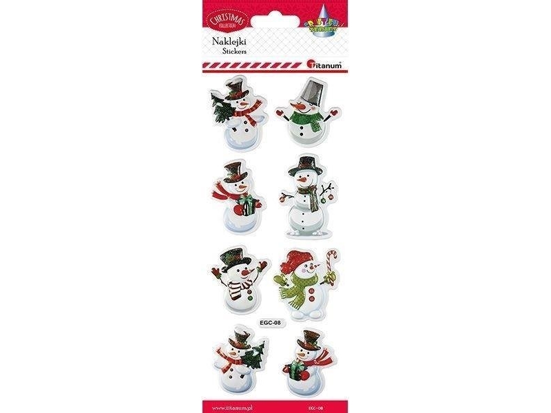 Titanum Mjuka konvexa klistermärken snögubbar 8st | Baby & barn - Barnrummet - Väggklistermärken | GameStuff