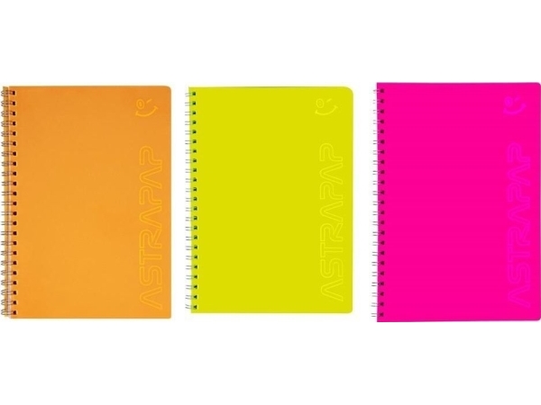 Astra Notebook A5/80K Raster Fluo Astra
