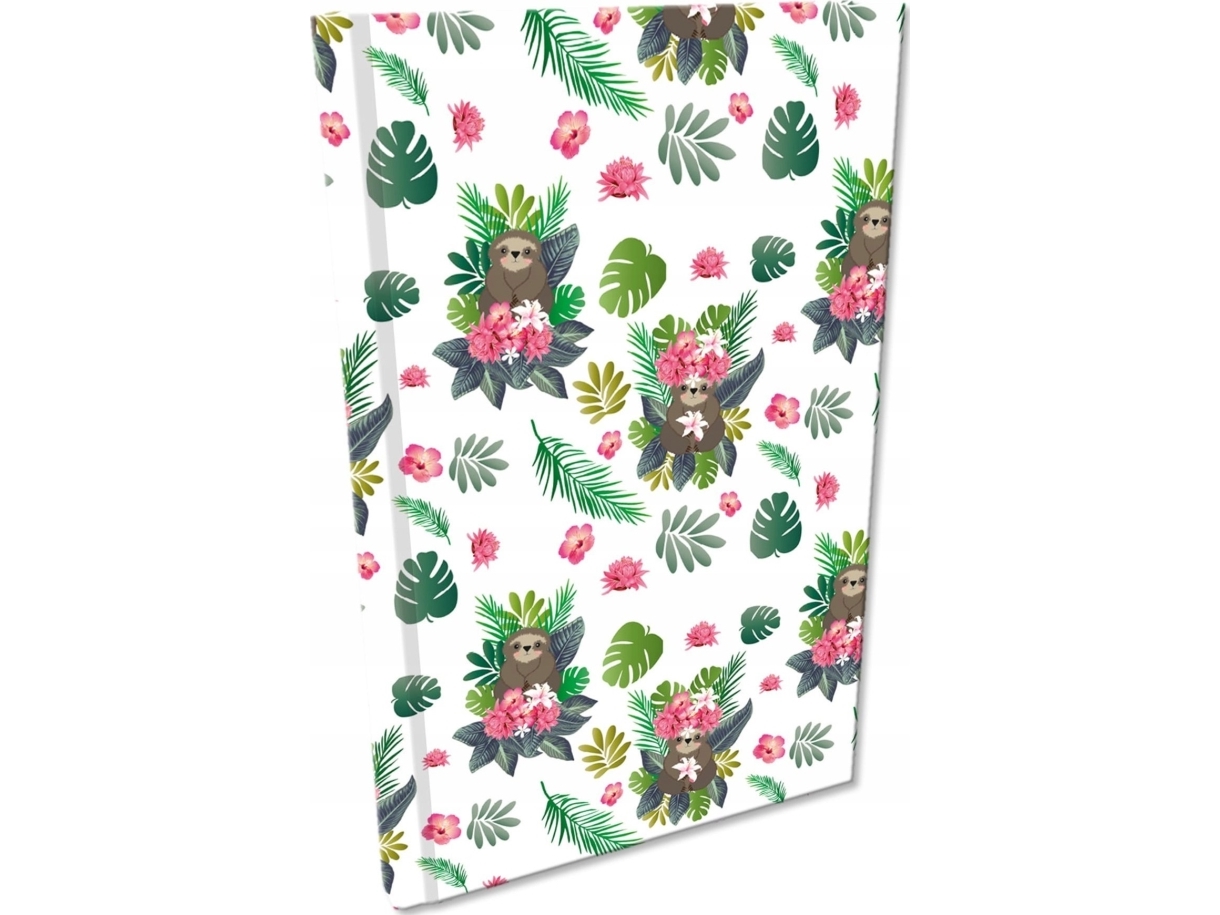 Bee-bee Notes A5 Soft Touch hæfte 80g Leniwce girls
