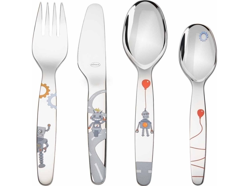 Leonardo ROESLE - 4 stykker Kleiner-bestik til børn