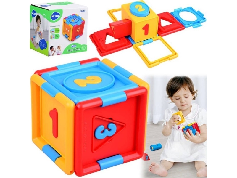 HOLA pædagogisk foldbar logisk terning ZA4539