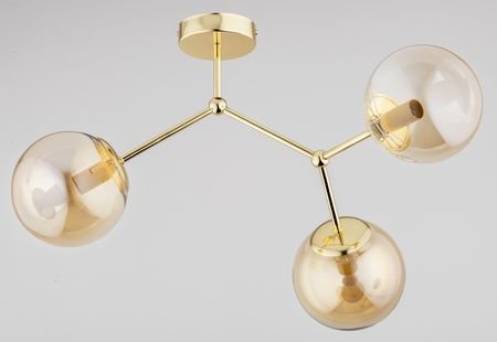 Alfa Golem Deckenleuchte Gold Modern 3-Flammig 62264 Alfa