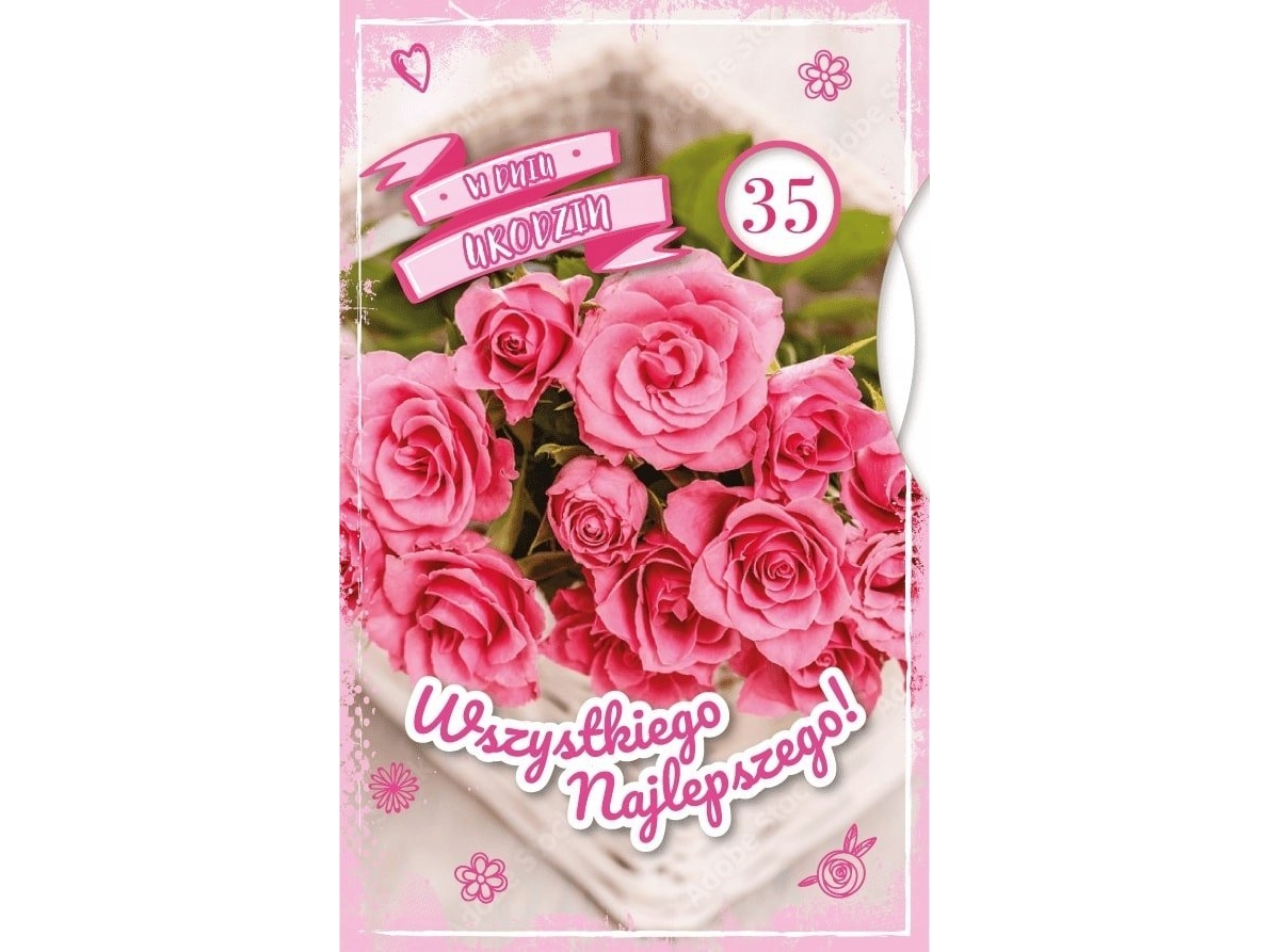 Fødselsdagskort Carnet Udskiftelige numre