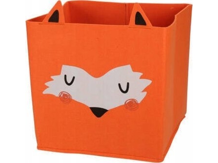 Home Styling Collection FOREST FRIENDS hopfällbar leksakslåda, med öron, filt | N - A | GameStuff