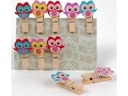 Party Deco Dekorative Klips Shapes Småsager 10 Stk