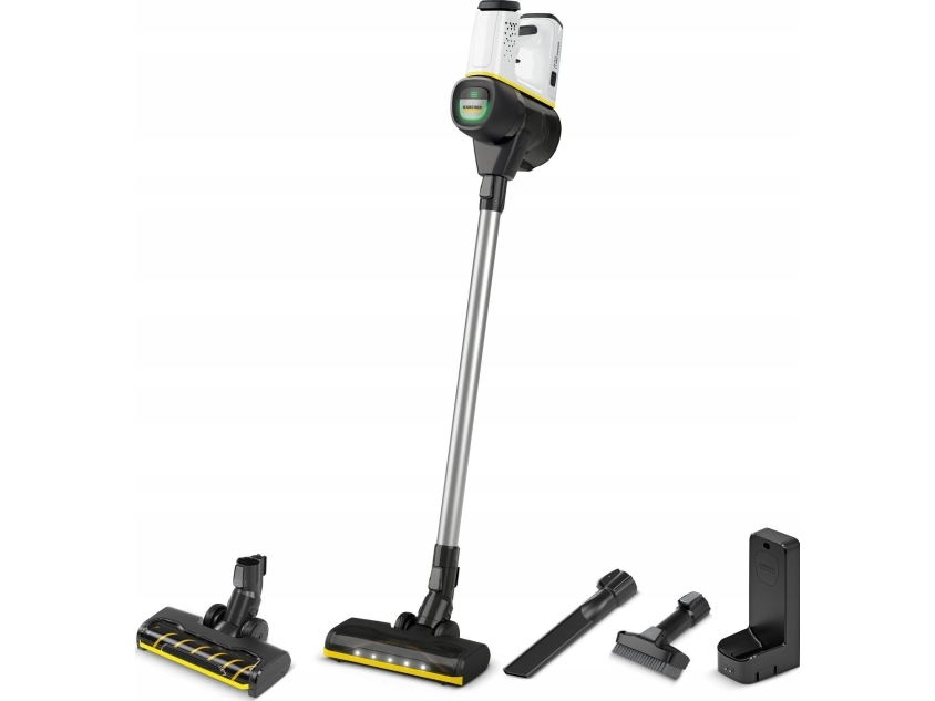 Kärcher Odkurzacz VC 6 Cordless ourFamily Duo, Stick vakuum, Poseløs, Hvid, 0,8 L, Metal, Dry
