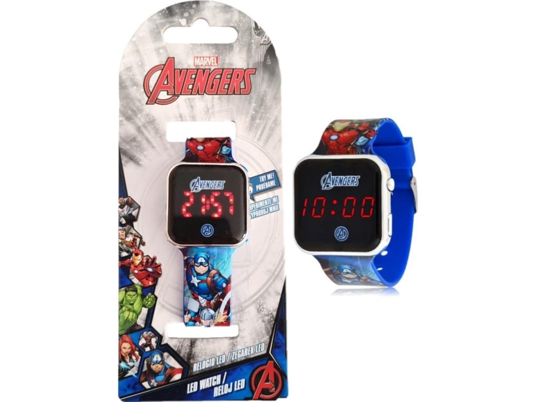 Avengers Marvel Avg4706 Kinder Euroswan Digitale Led-Uhr