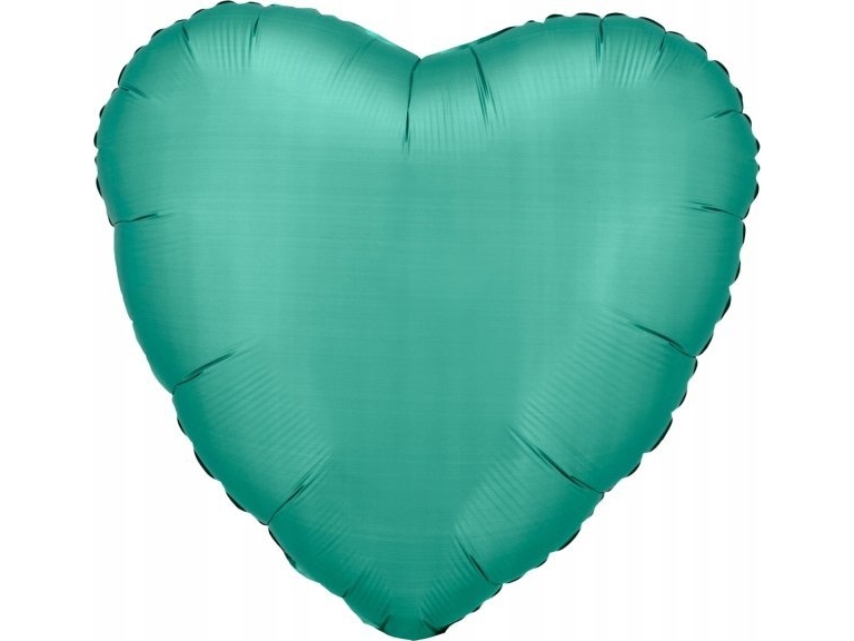 Amscan Lustre Jade Grün Herz Folienballon 43Cm