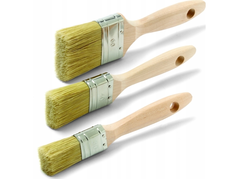 platt borste i box - 3 Maduro XL SET | Färg & Tillbehör - Färg utomhus - Träskydd | GameStuff