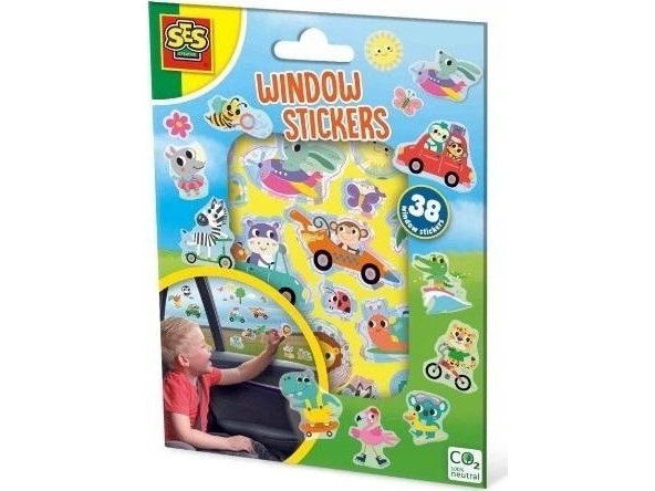 SES SES Fönsterklistermärken 02306 23065 | Skola & Hobby - Festdekorera - Klistermärken | GameStuff