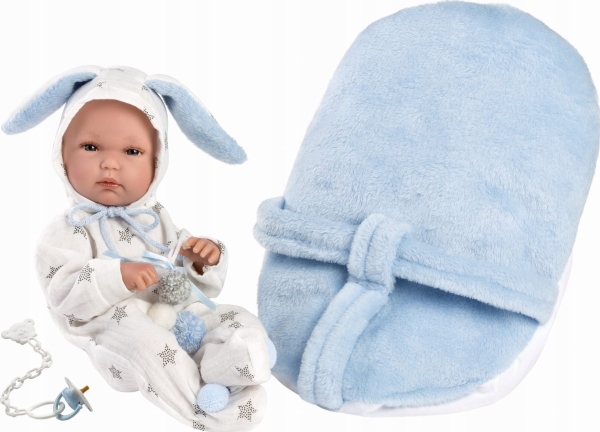 Llorens Vinyl Babypuppe Bimbo Mit Träger 35Cm