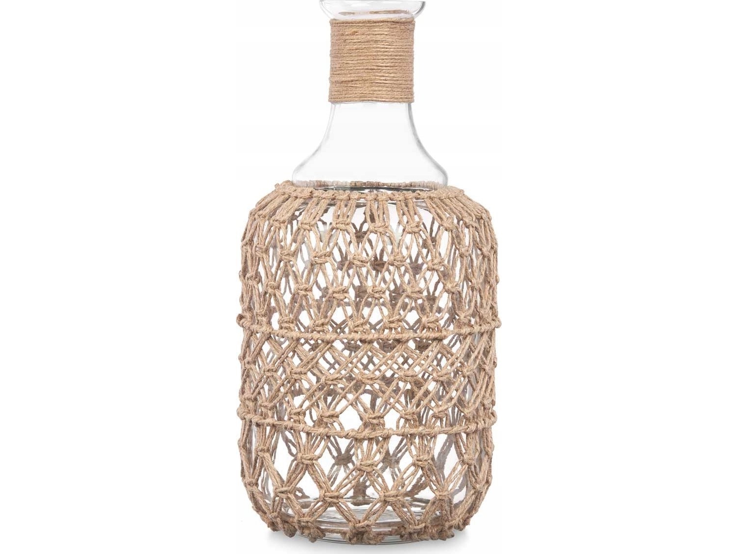 Present Dekor Dekorativ flaska i flätat garn | N - A | GameStuff