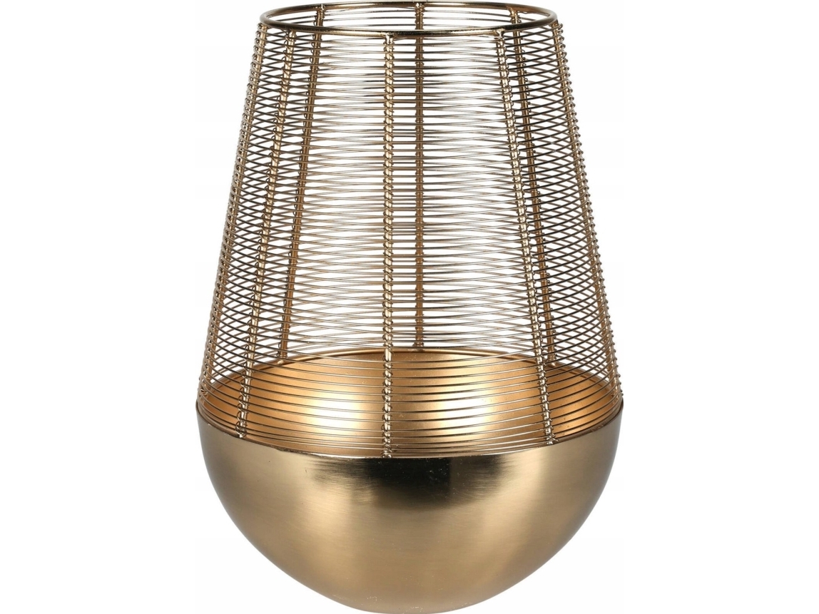 Home Styling Collection gyldne lanterner til fyrfadslys i metal