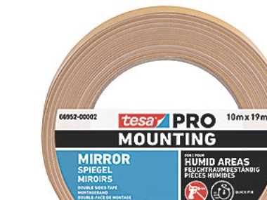 Tesa Mounting Pro Spiegel 66952-00002-00 Montageband Weiß (L X B) 10 M X 19 Mm 1 St. (66952-00002-00)