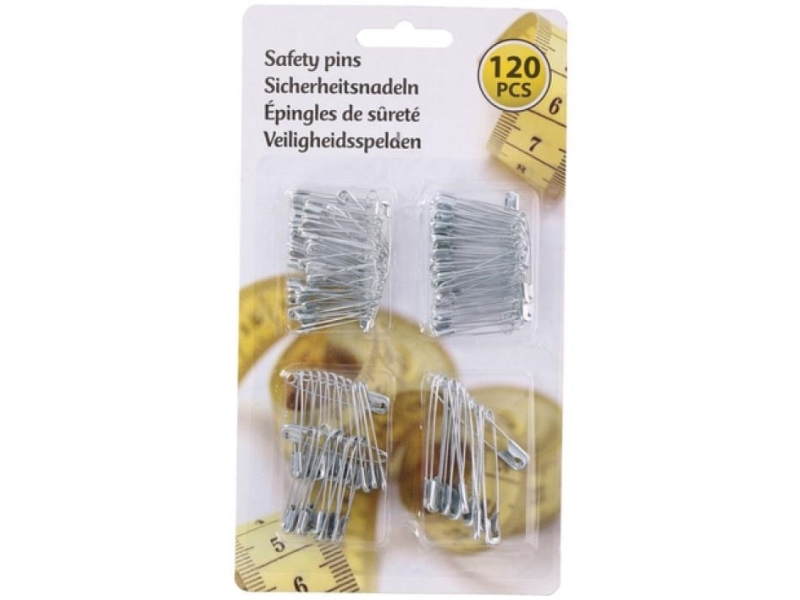 Säkerhetsnålar 120 st | Leksaker - Kreativitet - Sy, Sticka & Broderi | GameStuff