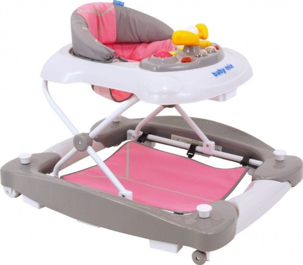 Baby Mix gåvogn med gynger39124\J-888RS. pink
