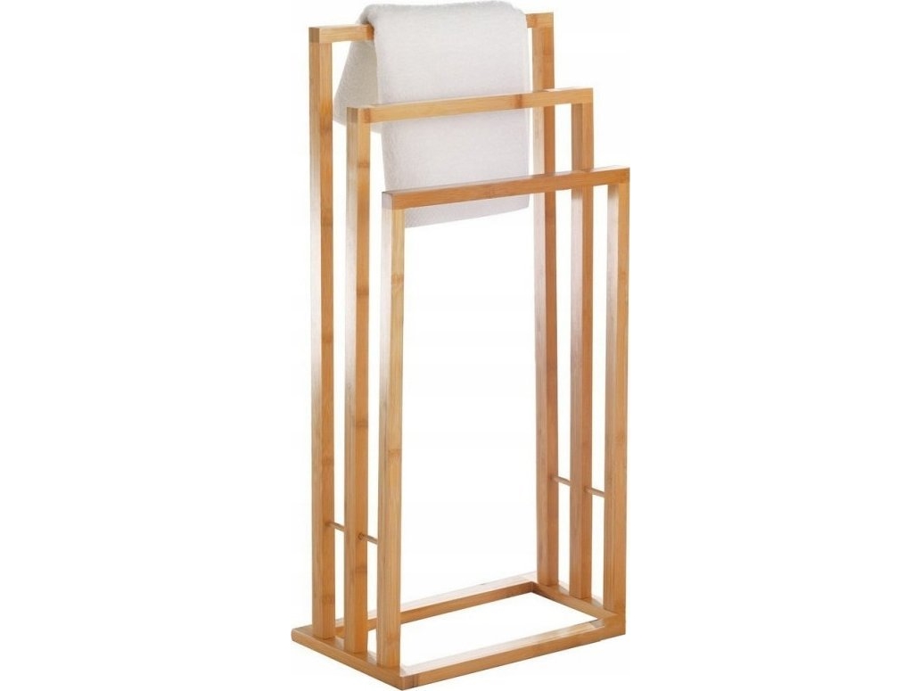 Zeller håndklædeholder i bambus, 42 x 24 x 81,5 cm