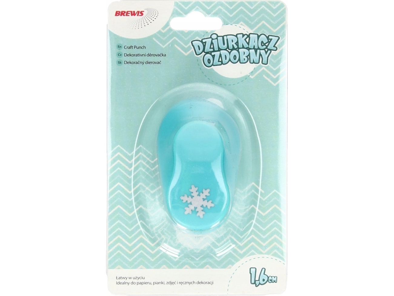 DP Craft Dekorativ udstansning - Snefnug 1,6 cm MIX